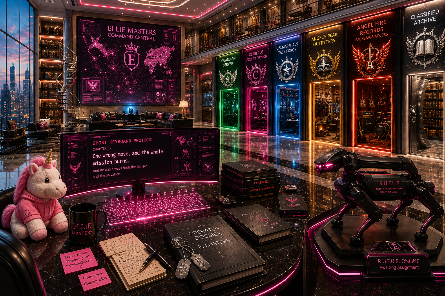 Command Central — the Guardian Headquarters command floor