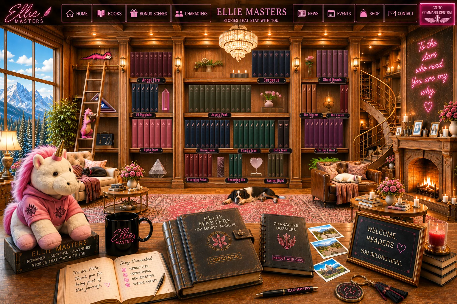 Ellie Masters Bookcase